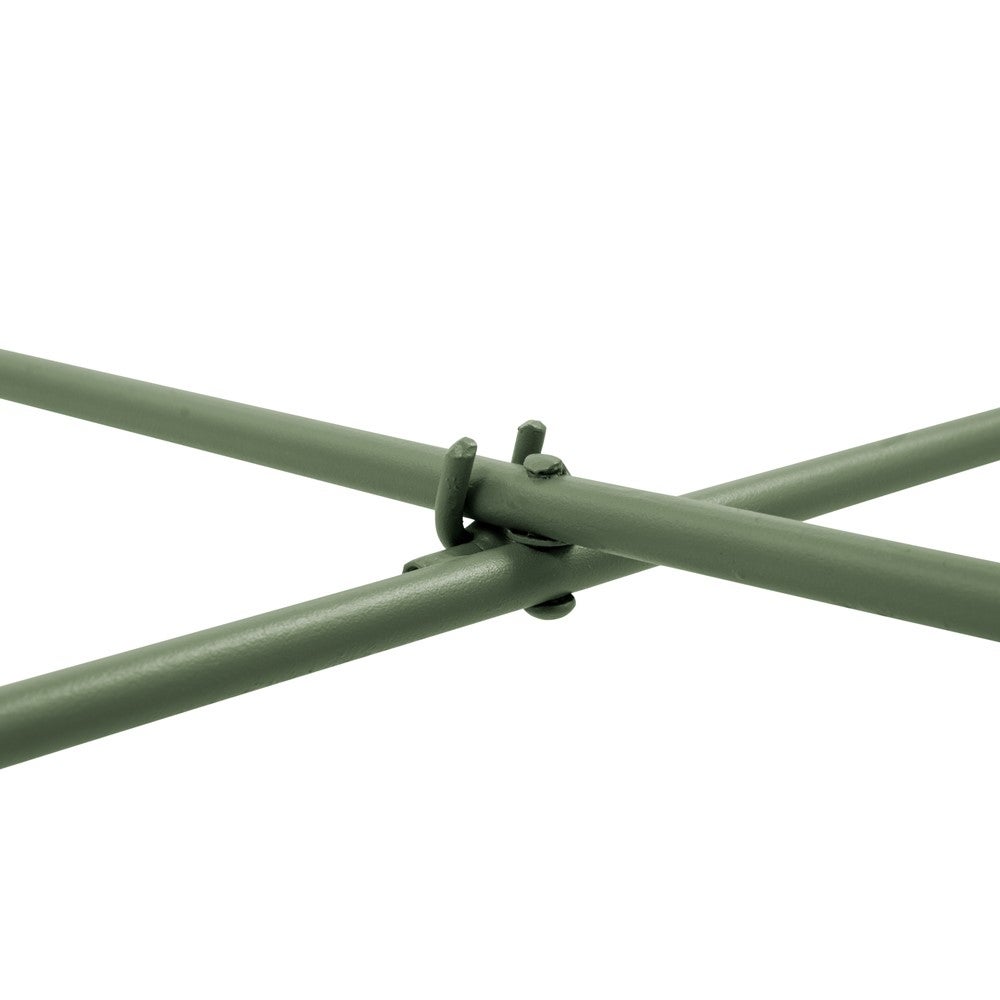 Table d'appoint ronde pliante en métal Ø 41,5 x H.45 cm - pratique, légère, compacte et design. Parfaite pour salon, balcon, jardin ou patio - 3