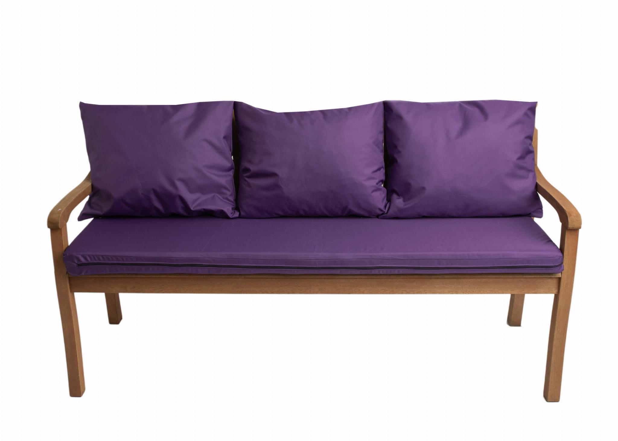 Cojín de banco 170x50/3x50x56cm, cojín de exterior, cojines para columpio de jardín de 3 plazas púrpura, cojín de asiento, cojín de respaldo