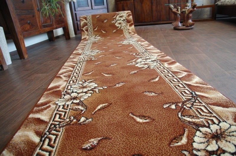 TAPIS DE COULOIR BCF TRIO marron 100 cm 100x210 cm - 3