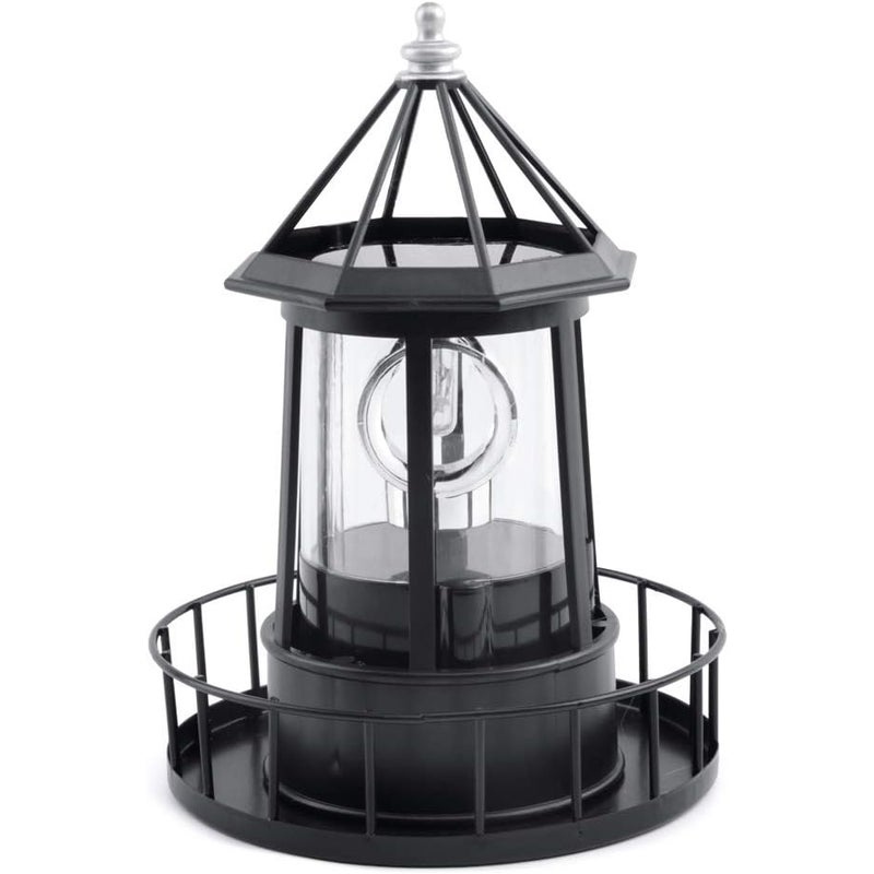 Lampa LED solarna, obrotowa latarnia, dekoracja zewnętrzna do ogrodu, na ścieżkę, patio, podwórko