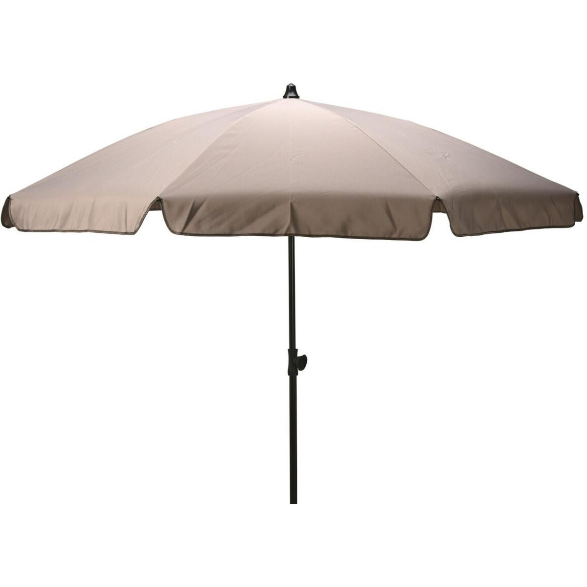 Parasol ogrodowy ProGarden 185 cm, 8 ramienny, regulacja kąta nachylenia, ochrona UPF 30+, piaskowy