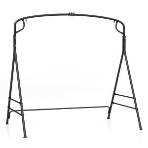 Support De Hamac En Forme De A - Capacité 100 Kg, Acier Enduit, Pour Intérieur/extérieur (145 Cm Haut)