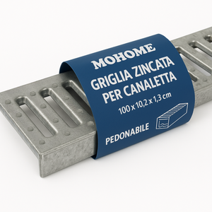 Griglia Zincata MEA 1000x400x20 Mm – Maglia 30/30, Ideale Per Pavimentazioni E Passerelle