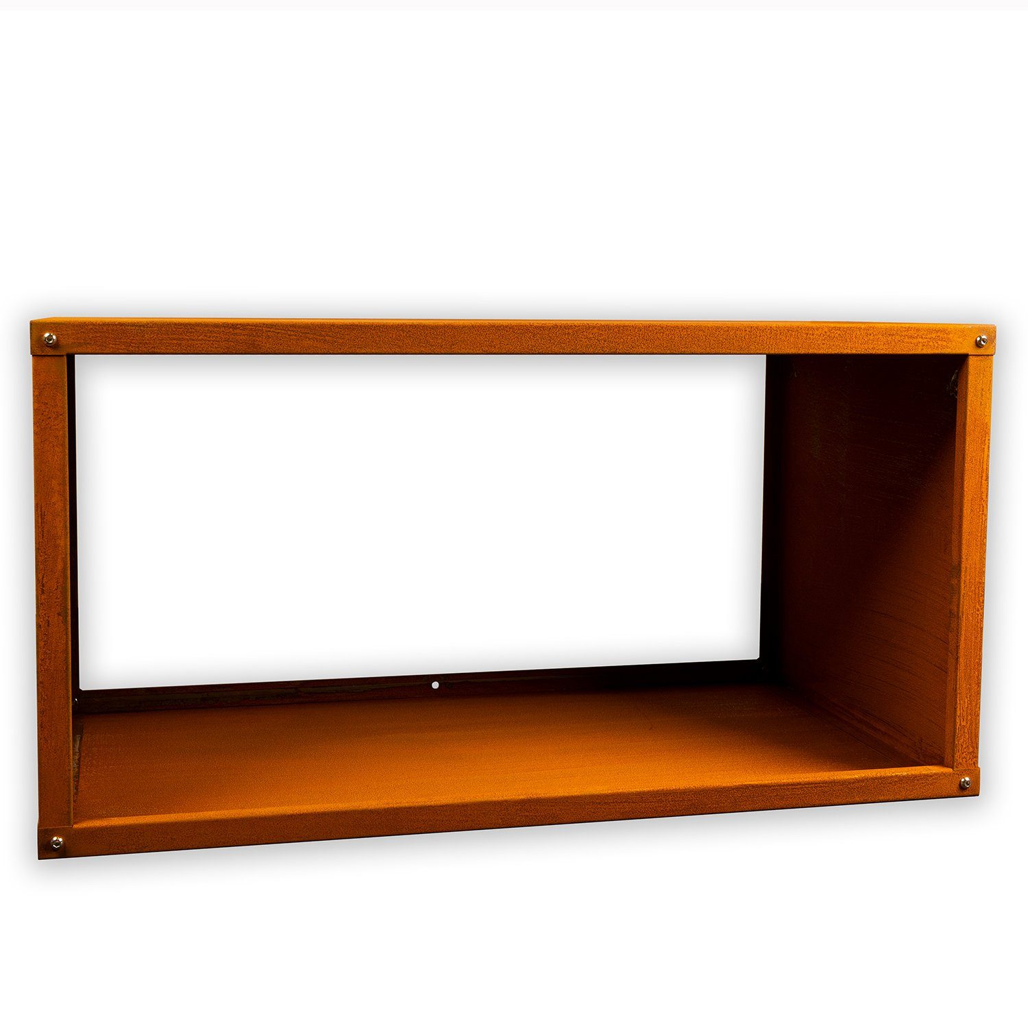 Köhko® Cadre de jardin surélevé design (sans fond) en acier Corten en kit TROG 120x50x40 cm - 2