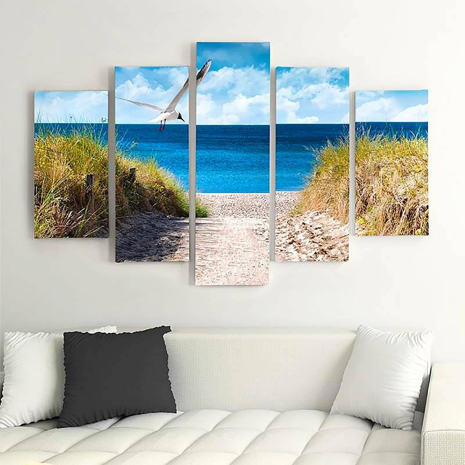 Tableau descente vers la mer - 200 x 100 cm - 5