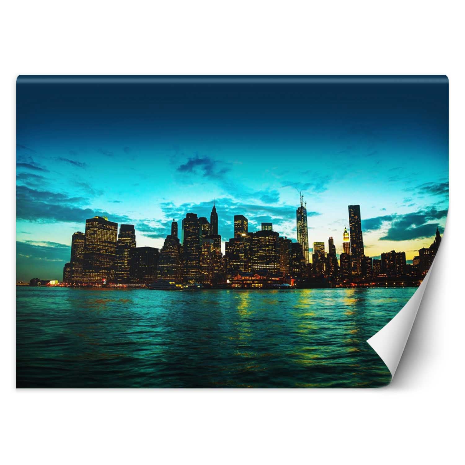 Fototapeta, Manhattan zachód słońca 300x210
