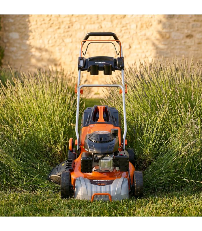 Tondeuse thermique autotractée 150cc 46cm coupe mulching DAEWOO DLM4600SP - 4