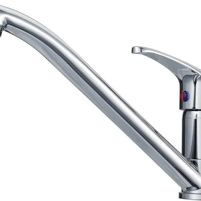 Chromowane baterie kuchenne, odporne na korozję i rdzę, a także jednouchwytowe baterie mieszaczowe do wody ciepłej i zimnej