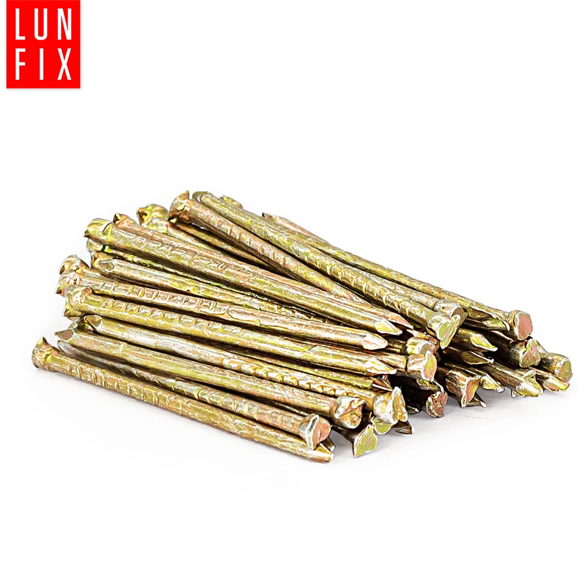 Gwoździe stolarskie 1,4x20 mm złote 0,1kg ok. 45szt. - 3