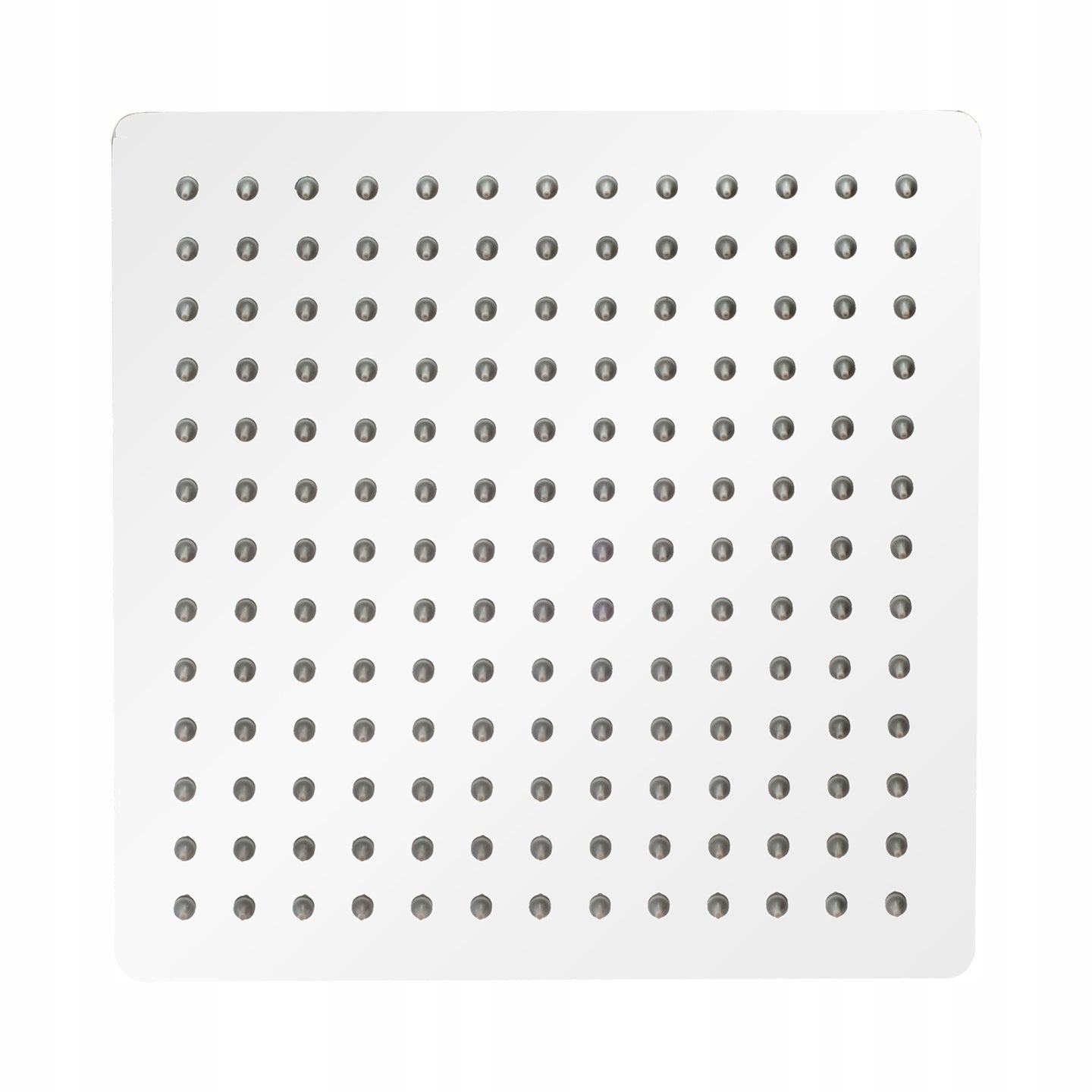 30CM CHROMOWANA SOLIDNA DUŻA DESZCZOWNICA DESZCZOWNIA KWADRATOWA KWADRAT 30x30 cm - 4