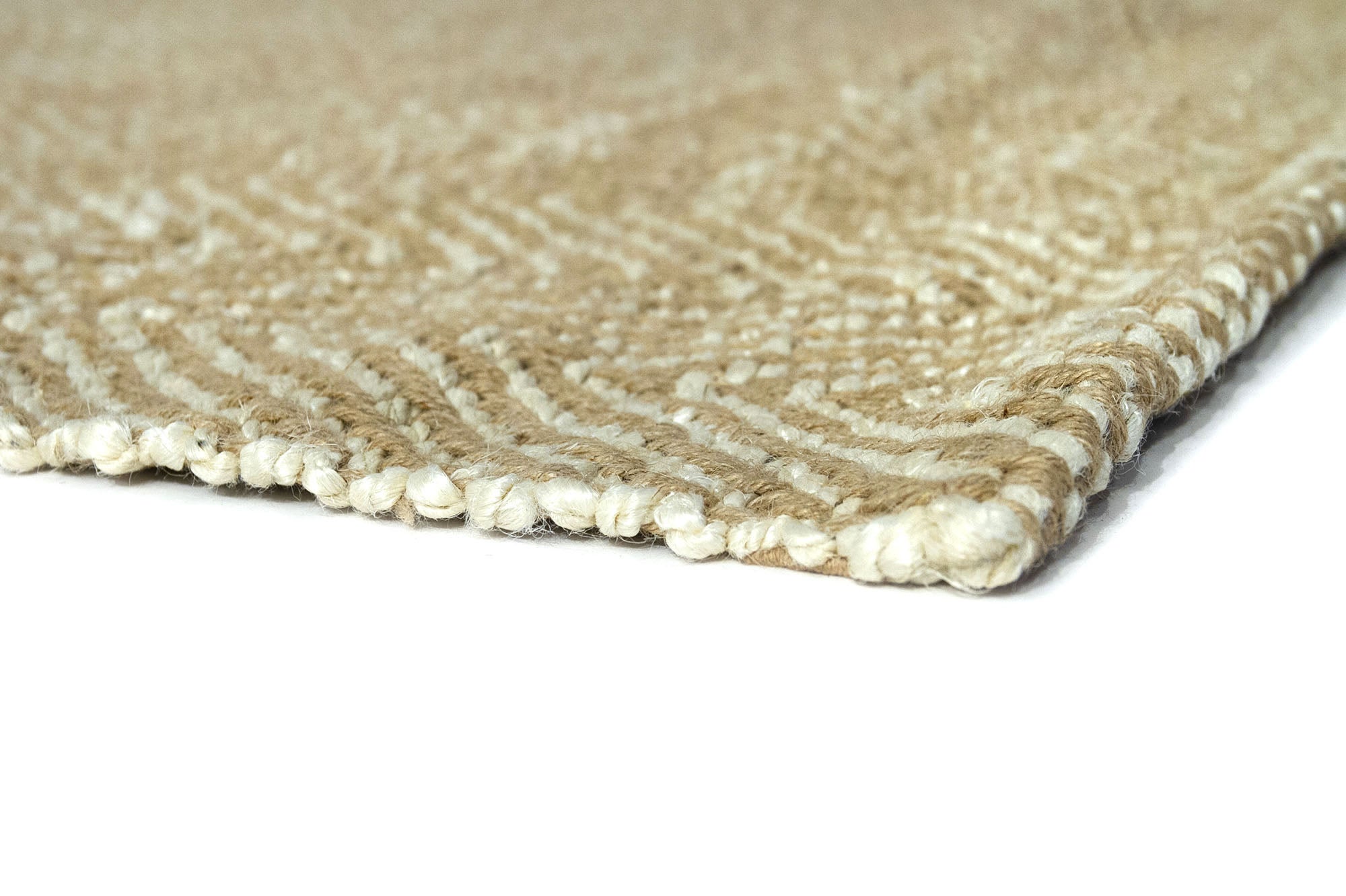 Hamid - Tappeto di Iuta ISTAN BLANC 230X160 - 3