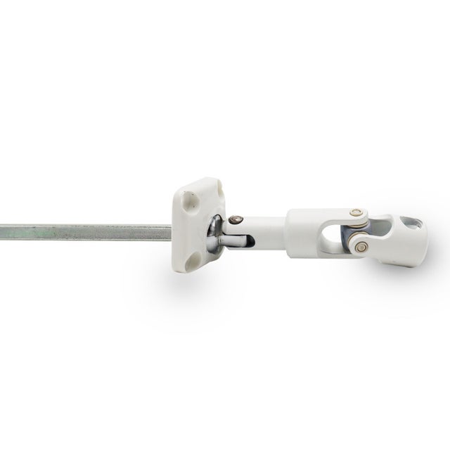 Sortie de Caisson, Carré 6, Longueur 175 mm, 30°, pour Volet Roulant à Manivelle