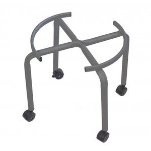 Support à Roulettes Pour Fût Huile 30L - Acier - Diamètre 32 Cm