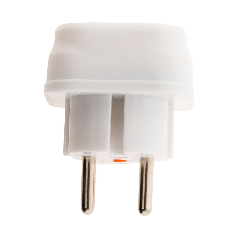 Multiprise biplite de façade 6A - Blanc - Zenitech - 3