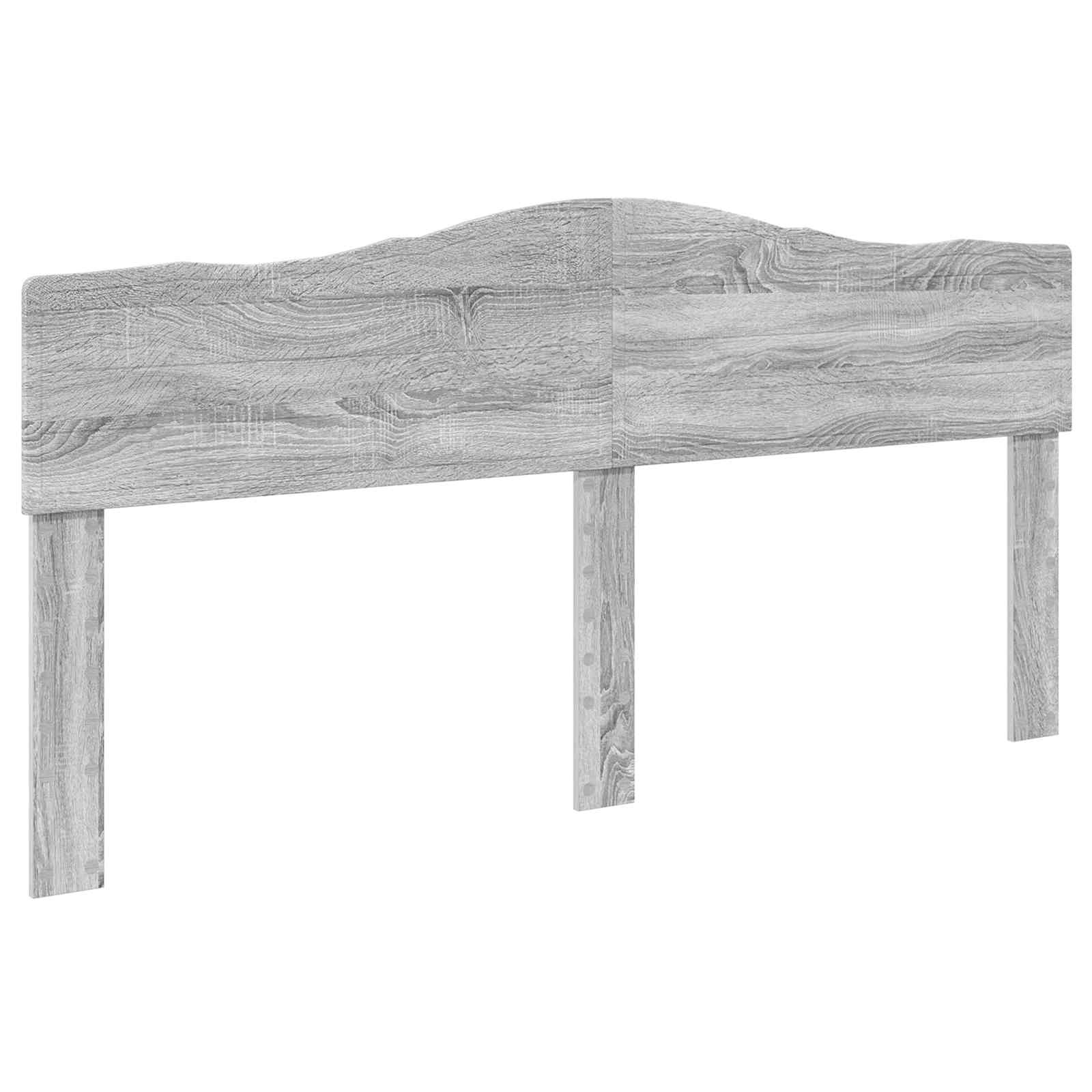 Lit avec rangement, panneau de bois, gris, pour la chambre, 180 × 200 cm - 7