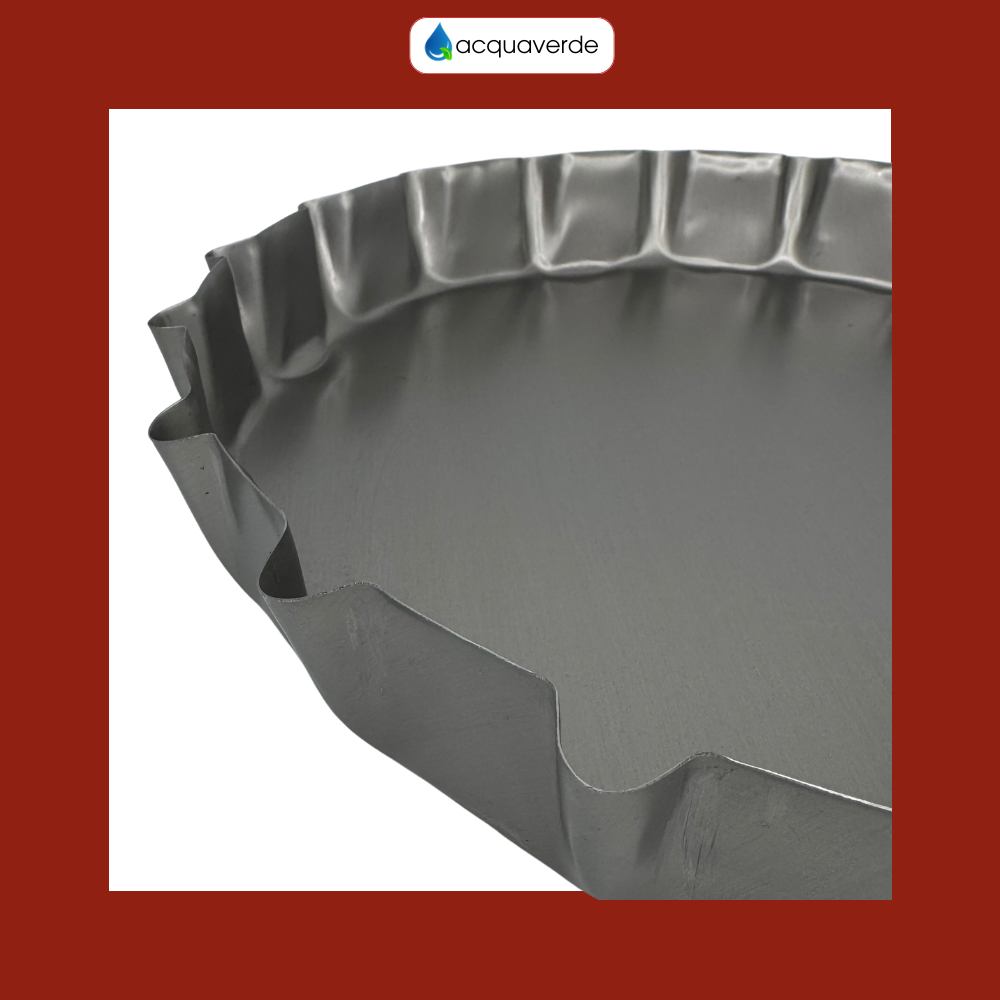 acquaverde | Tegame per l'originale Focaccia Barese, Ø 40 cm, Teglia in Metallo, Rotondo - MADE IN ITALY - 4