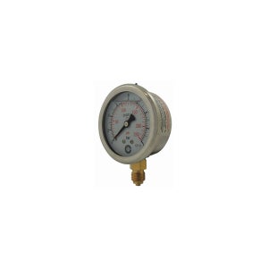 Manomètre Pression D'eau Foemey 0-1 Bar / 0-15 Psi - Cadran 50 Mm, Filetage 1/4" NPT