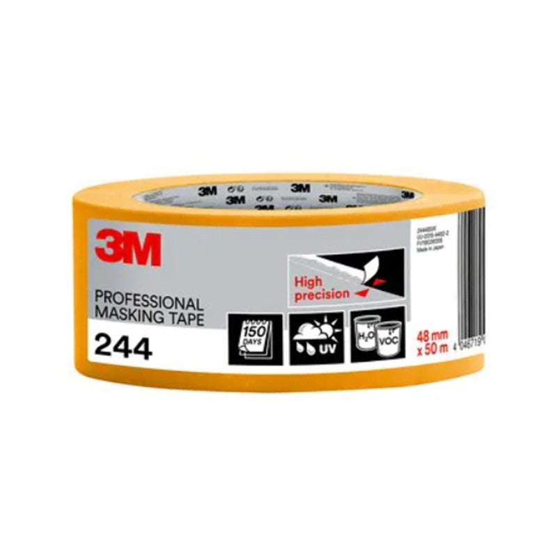 12 Rotoli Nastro Carta Per Pittura 25mm X 30m - Adesivo Bianco, Senza Residui Per Decoratori