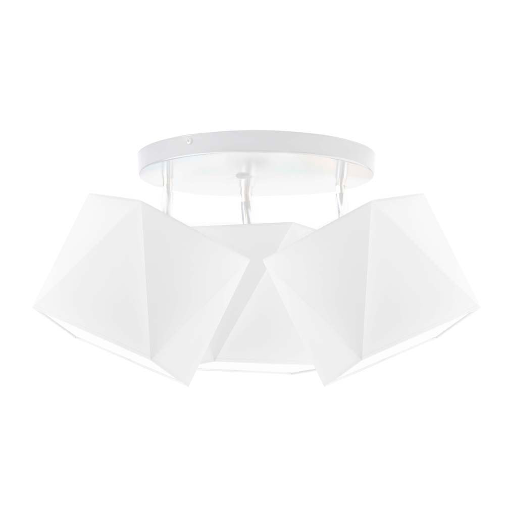 Lampa żyrandol plafon sufitowa z abażurami diament BURNE P3