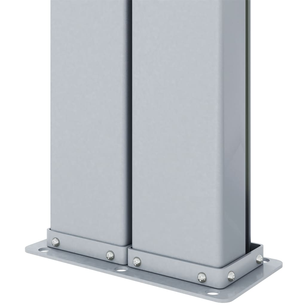 Maison Exclusive - Tenda da Sole Laterale Retrattile Nera 160x1000 cm - 6