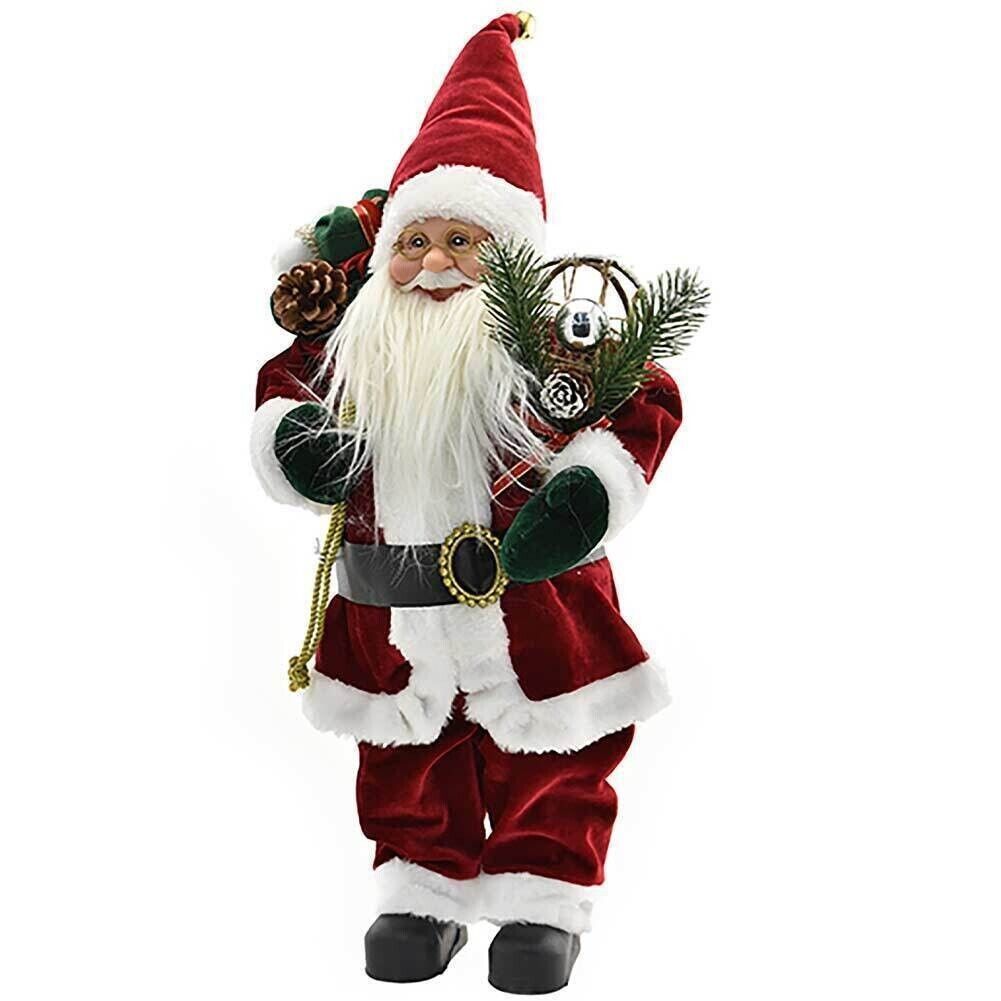 Gall&Zick Babbo Natale In Lamiera Con Bastone - Statuetta Decorativa 30 Cm - 3