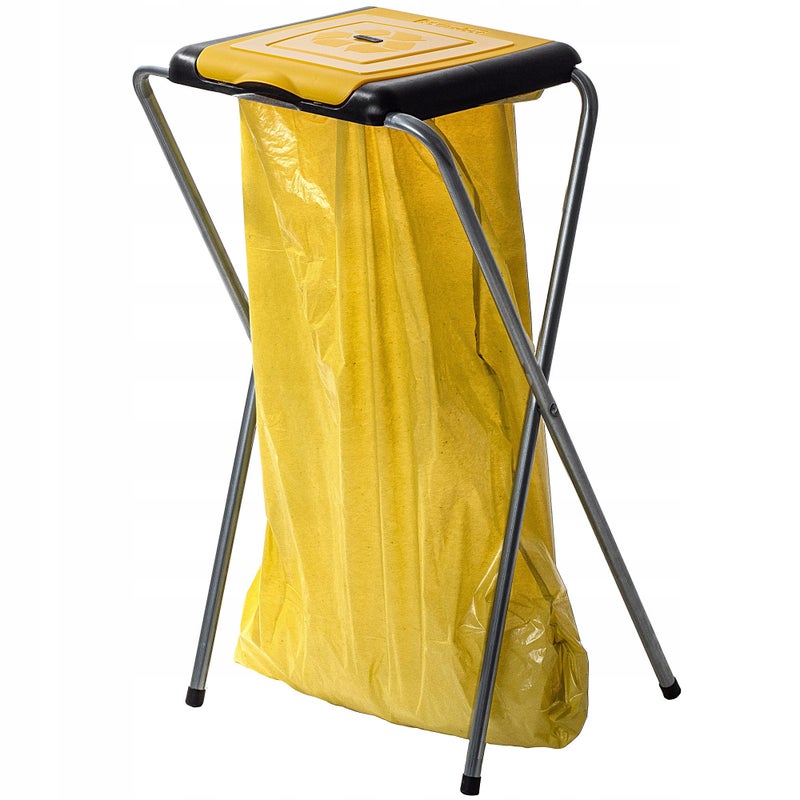 STOJAK KOSZ DO SEGREGACJI ŚMIECI 1 STANOWISKO WOREK 120L KOSZ NA ODPADY