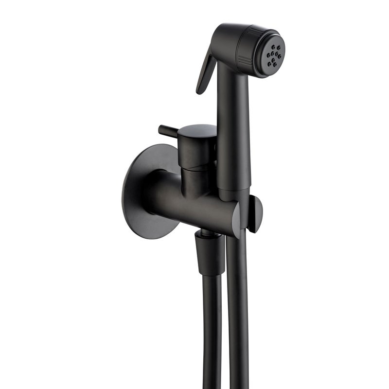 Prysznic toaletowy MAIER Look 2 wody wąż 120 cm czarny mat