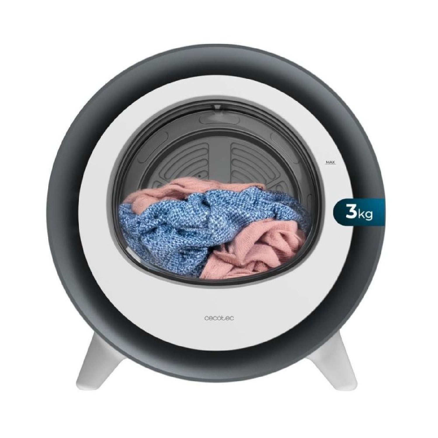 Cecotec Secadora Compacta De Evacuación 3 Kg Bolero Dresscode Dry 3500V Silver 8 Programas Clase A Secado Automático Inteligente Gris , Leroy Merlin