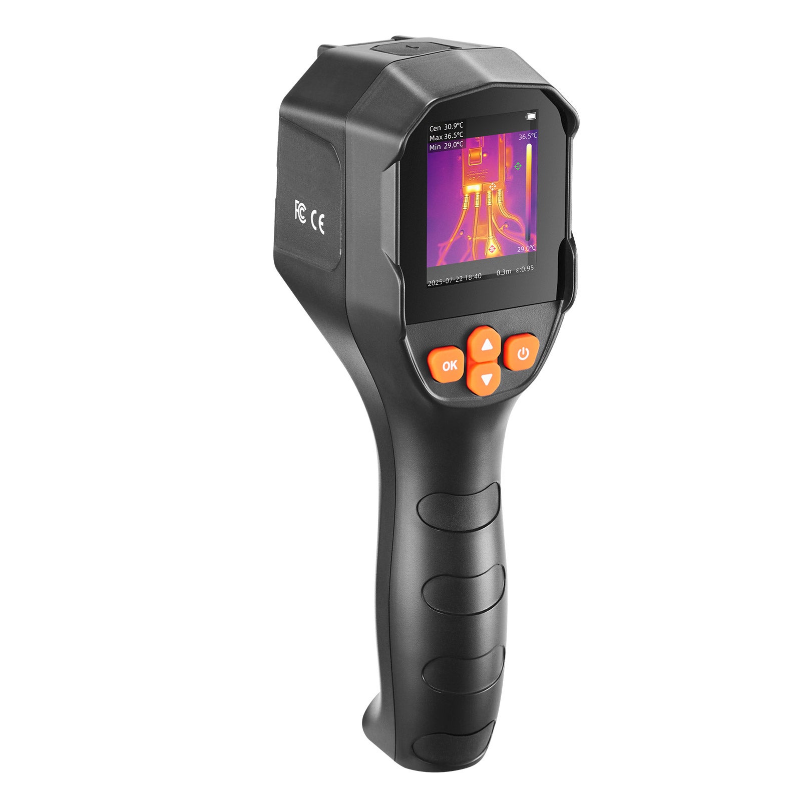 Telecamera termica SucceBuy con risoluzione a infrarossi 96x96 pixel, visione 2 MP, frequenza di aggiornamento 25 Hz, temperatura -20 °C a 550 °C - 8