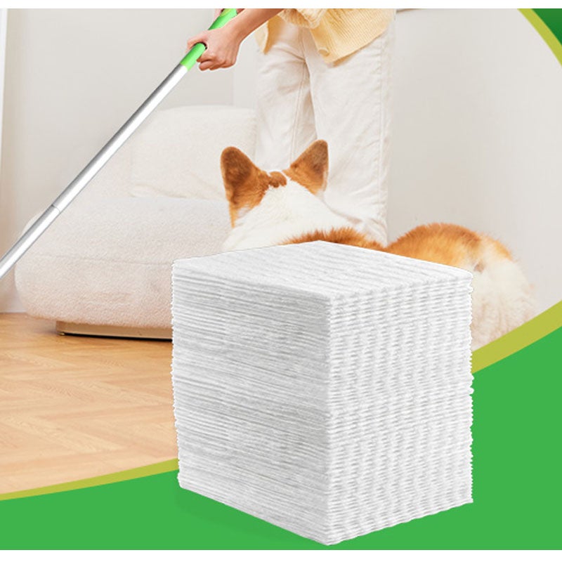 60 sztuk suchych ściereczek do zamiatania kompatybilnych ze zamiatarkami Swiffer - jednorazowe wkłady do Zamiatanie i czyszczenie podłóg