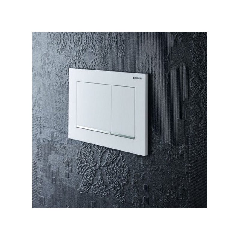 Plaque de déclenchement Geberit Sigma 30 blanc chromé / brillant - 4