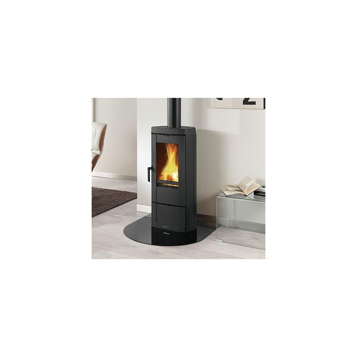 Vetro Ceramico Per Stufa A Legna LA NORDICA Candy - 23,2 Cm X 41,5 Cm, Resistente Al Calore, Design Moderno - Foto 3