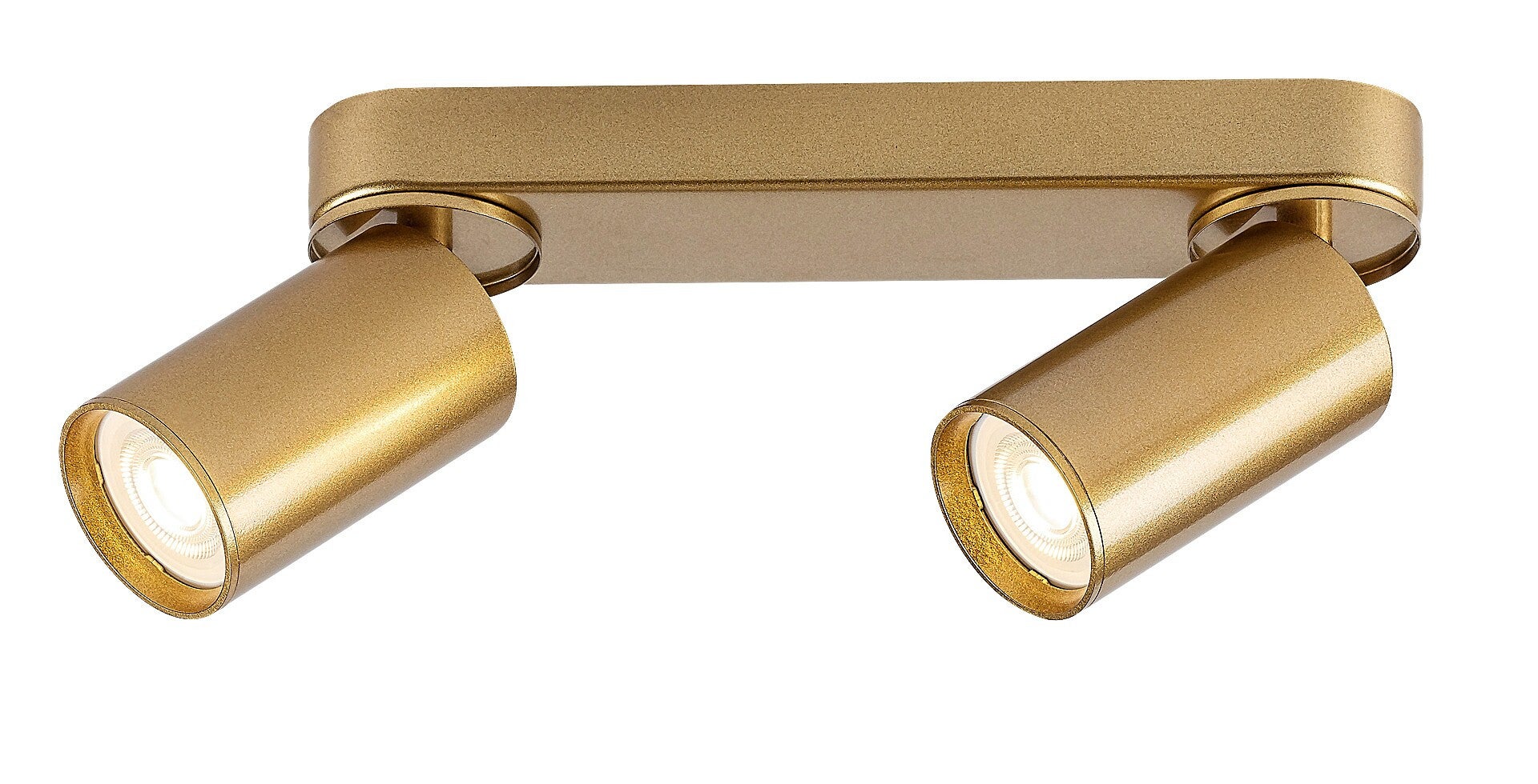 Reflektor sufitowy spot natynkowy Mirina listwa złoty 2xGU10x5W wym: 13 x 26 x 5,5 cm metal Rabalux