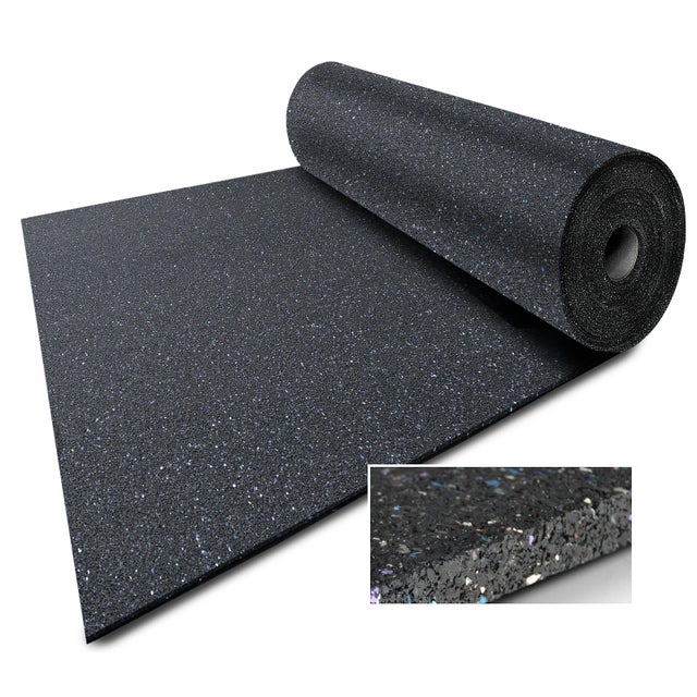 Tapis d'écurie en caoutchouc 10 mm d'épaisseur 125 x 300 cm