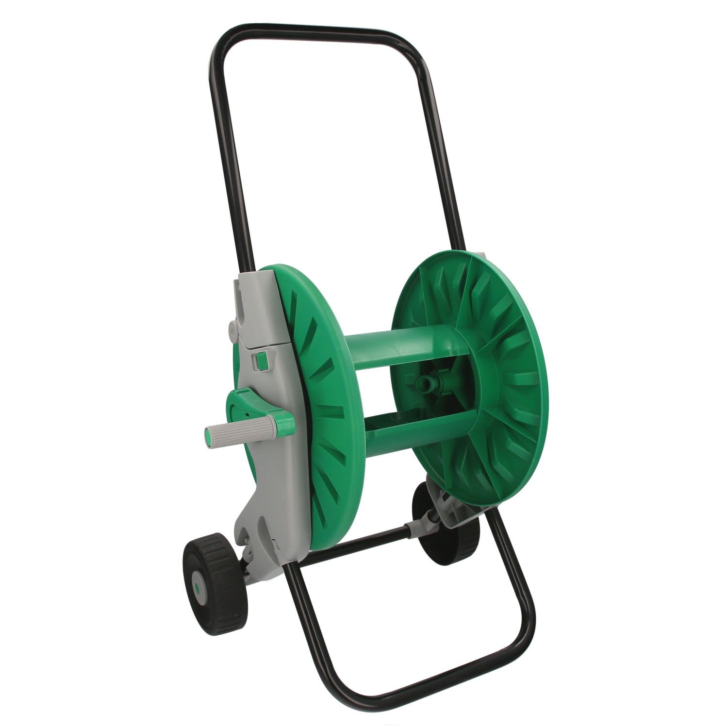 Chariot Portamangueras Leroy Merlin Exclusif - Plastique Robuste + 25 M Manguera 13 Mm (1/2") Classico Incluse