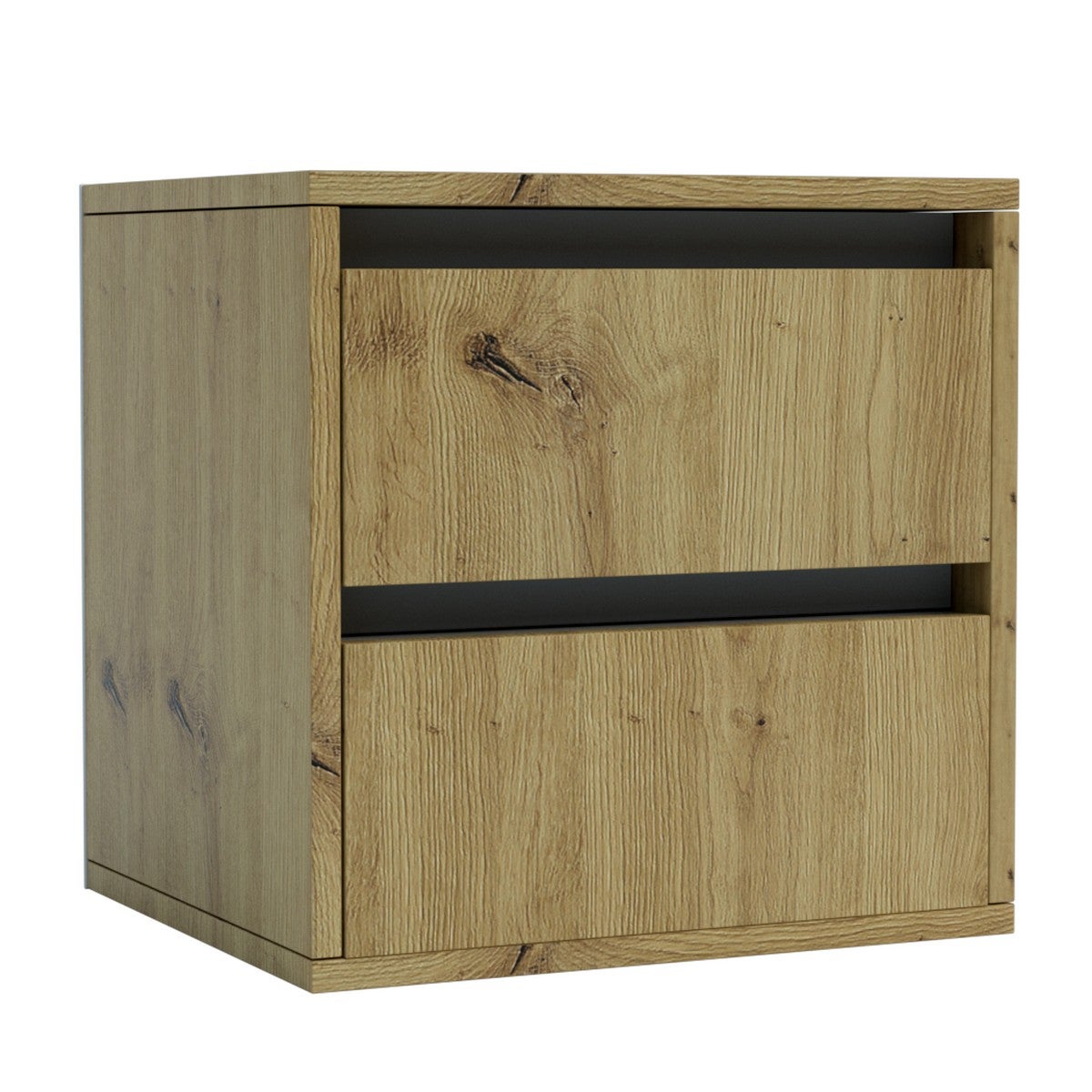 Stolik Nocny Idea, Płyta Wiórowa Melaminowa, Brązowy, Seven Design