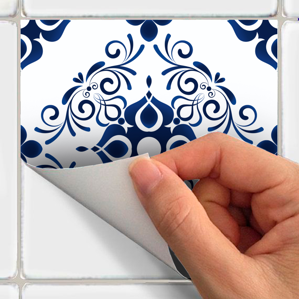 9 adesivi piastrelle di cemento azulejos Clio - Sticker adesivo - adesivi murali - 9stickers20x20cm - 4