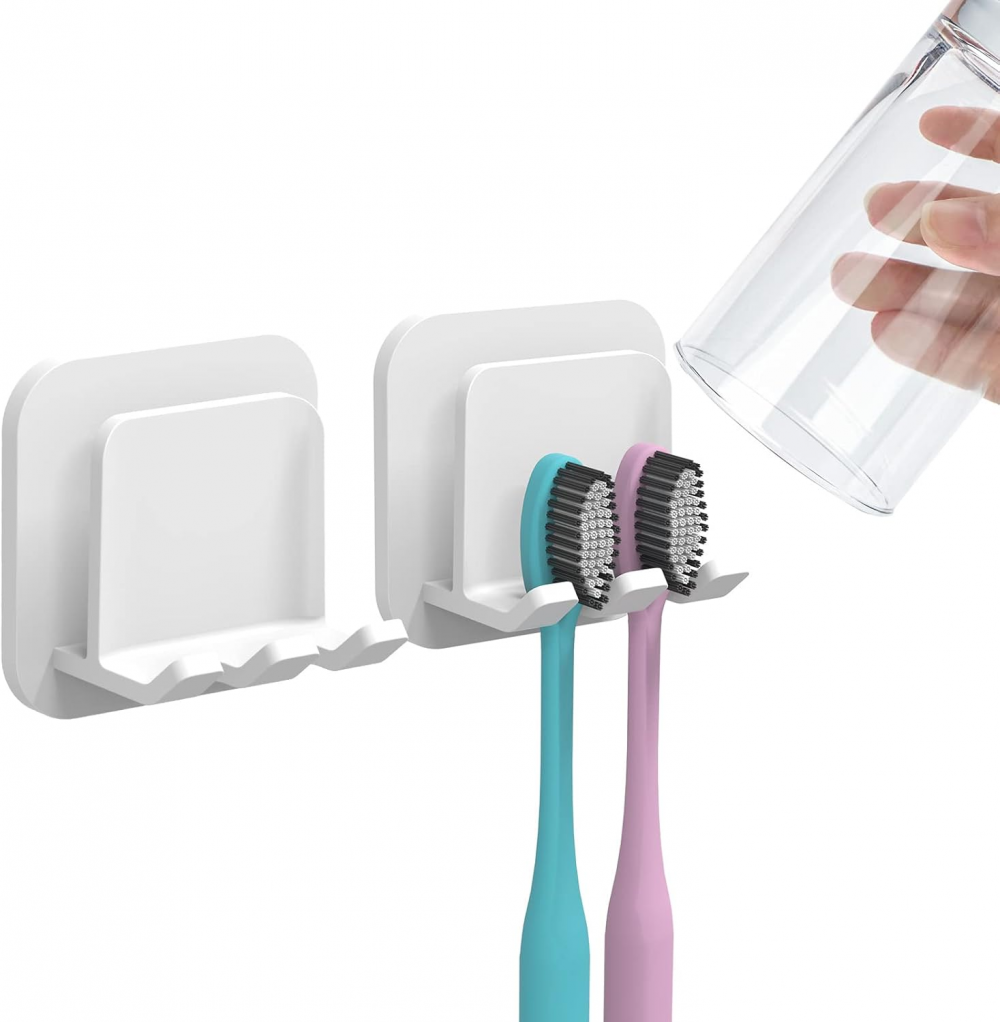 Lot De 8 Crochets Autocollants D'angle Pour étagère De Douche Transparents Pour Etagere De Salle De Bain Pour Support De Brosse A Dents Remplacement Pour Etagere Dangle De Cuisine 87600316
