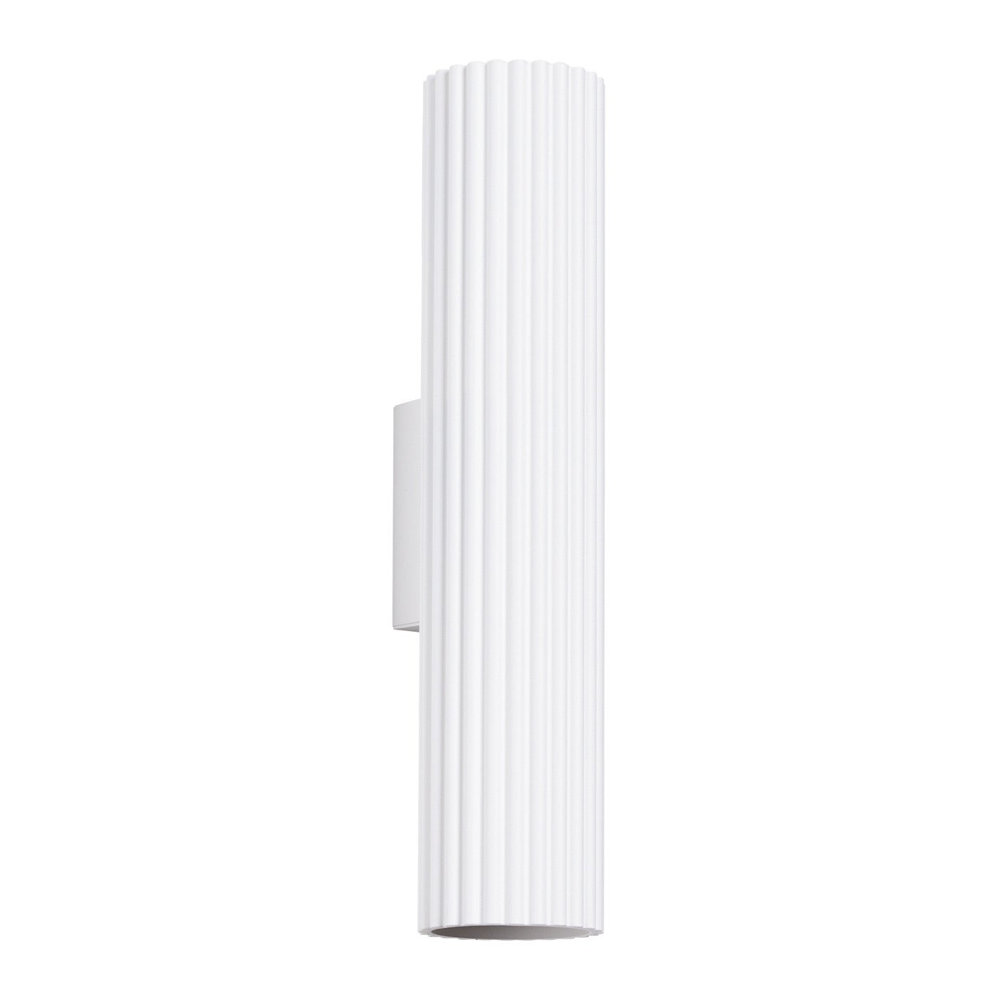 Kinkiet ścienny Karbon biały 2xGU10x10W góra-dół wym: 30 x 6,5 x 8,5 cm aluminium IP20 Sollux Lighting