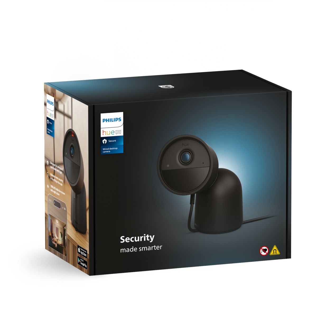 Kamera bezpieczeństwa Philips Hue Secure 1080p Nocne Widzenie IP65