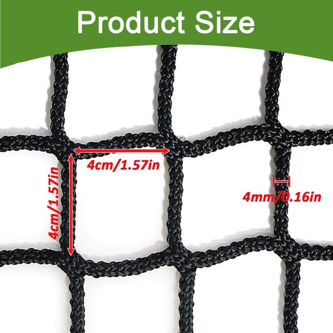 Rete Di Sicurezza Per Scale E Balconi - Protezione Anticaduta Per Bambini, Facile Da Installare, Bianca - Foto 9