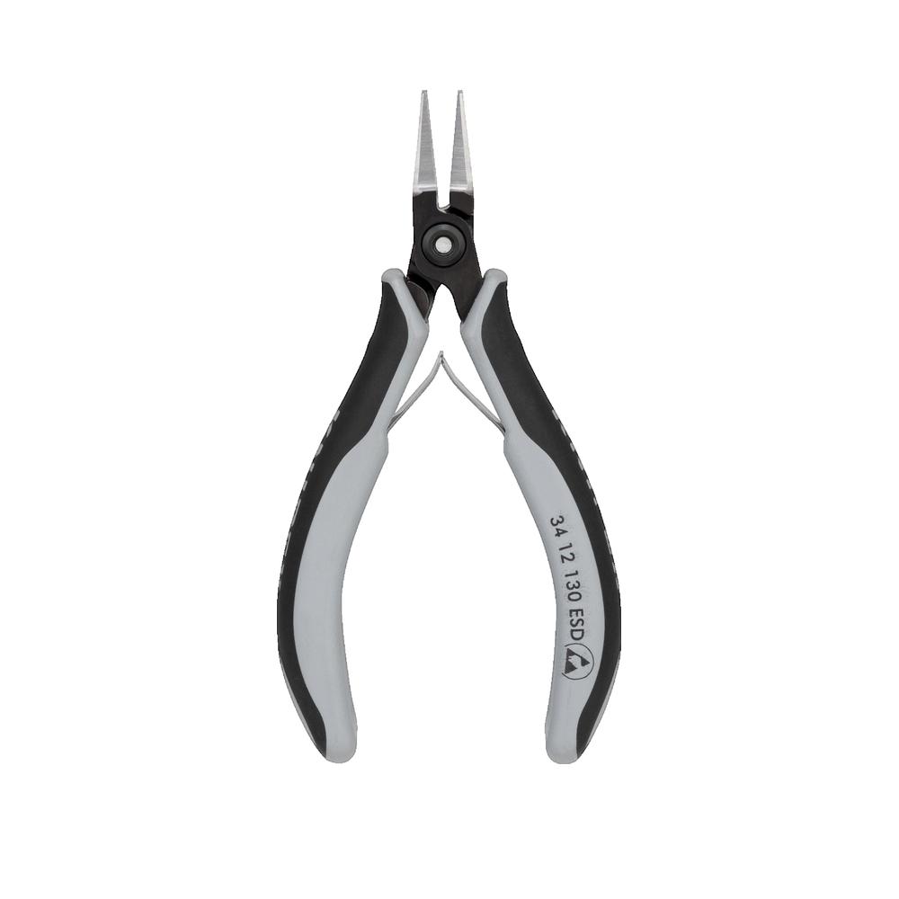 Szczypce płaskie Knipex ESD antystatyczne 135 mm stal chromowo-wanadowa