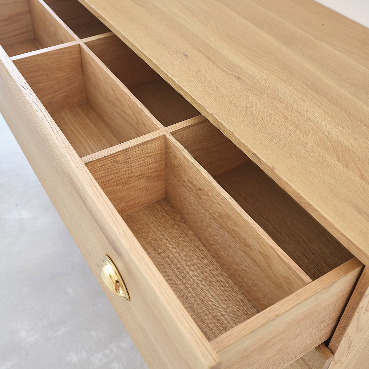Meuble sous vasque en chêne massif 120 cm - 5