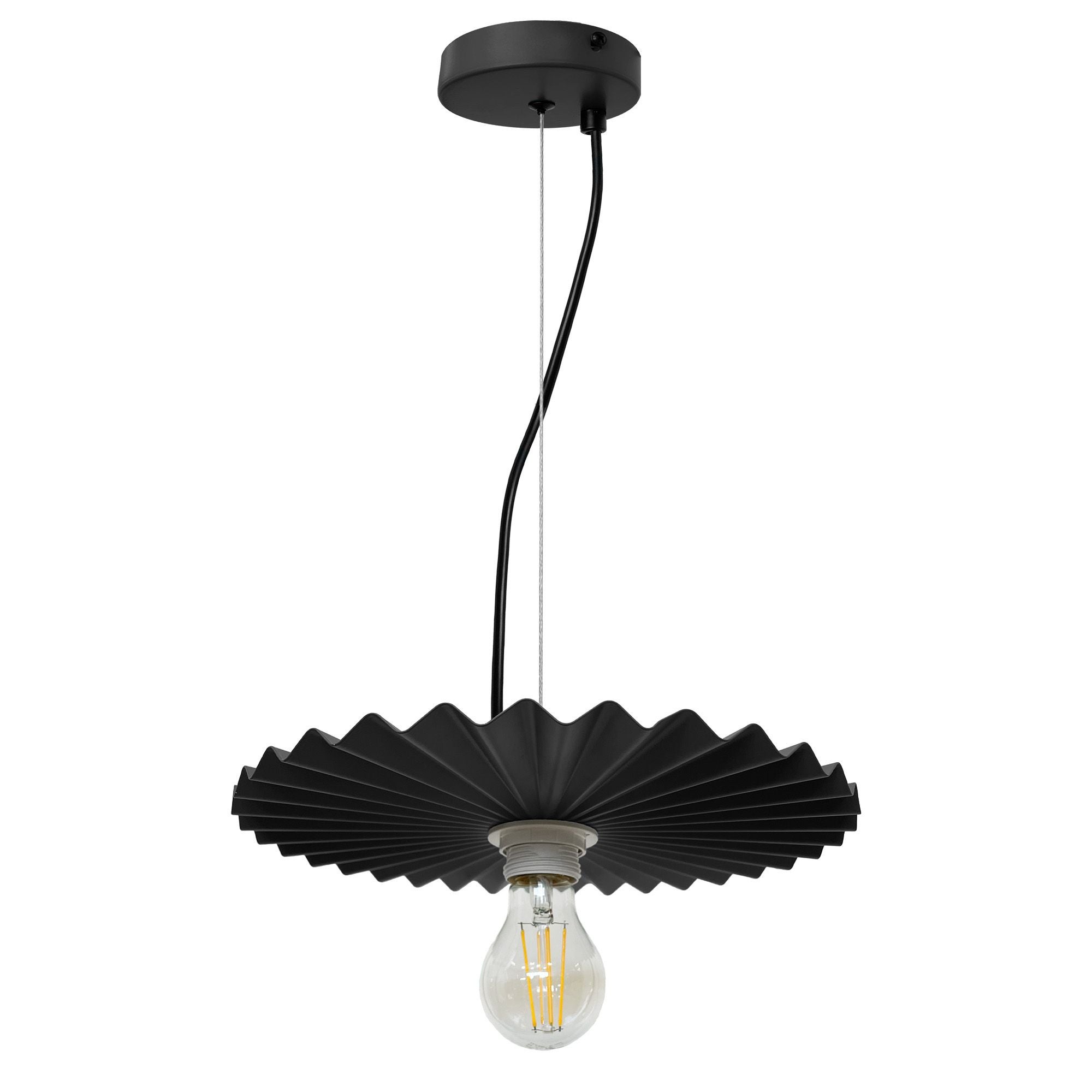 Lampa Sufitowa Wisząca Toolight App1452-1Cp Czarny 30Cm