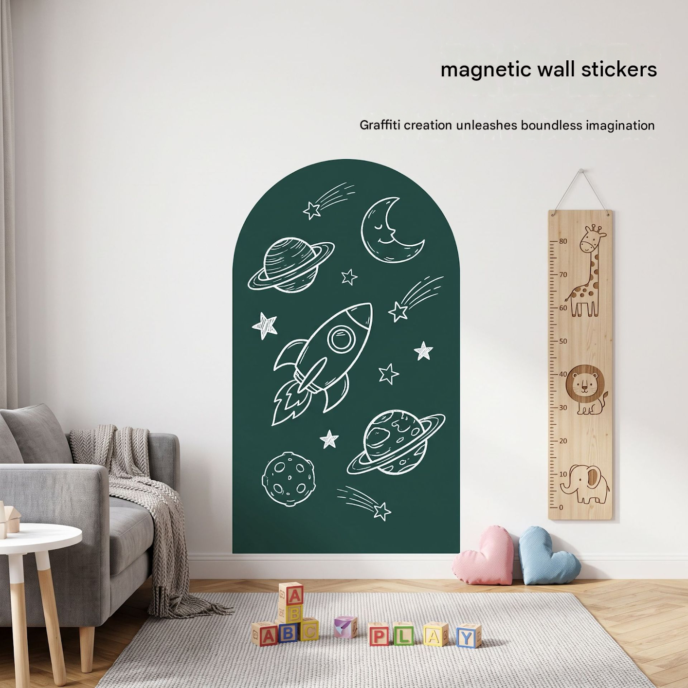 Tableau à dessin magnétique feuille murale magnétique autocollante et ...