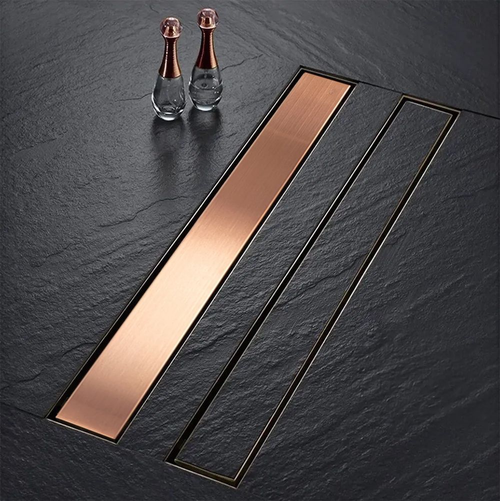 DRAIN LINÉAIRE REA NEOX PRO 700 BRUSH COPPER 74X11X6,5CM - 9