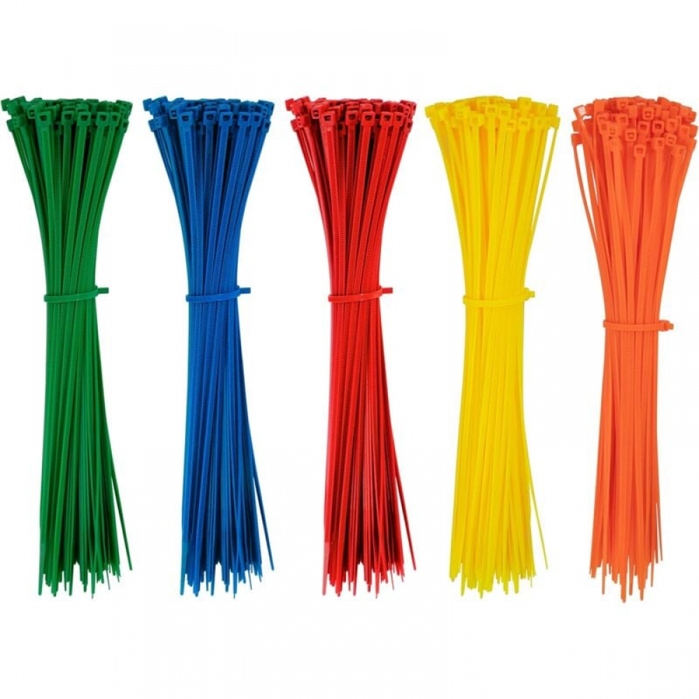 Opaski kablowe - Plastik - 200 mm x 3 mm - do zarządzania kablami ogrodniczymi