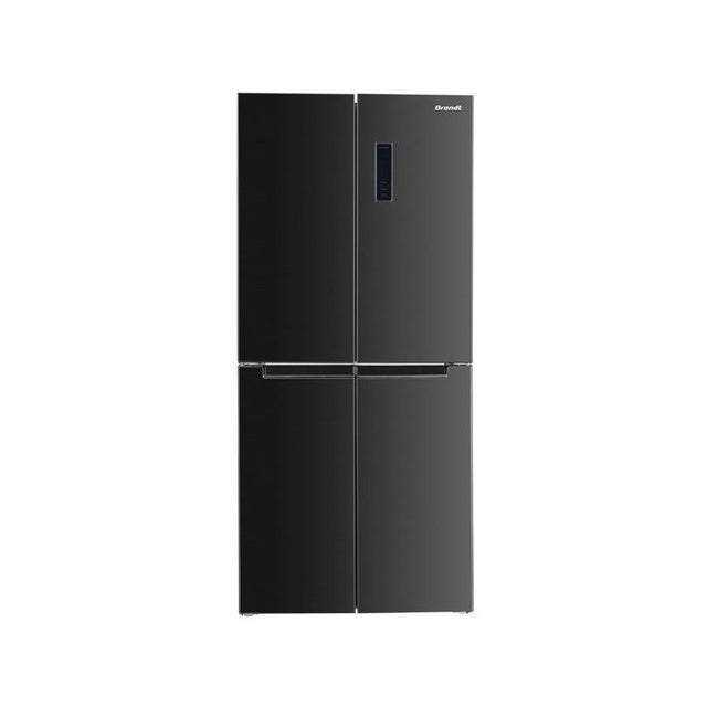 Réfrigérateur américain 80cm 421l e no frost inox - Brandt BFM870NX