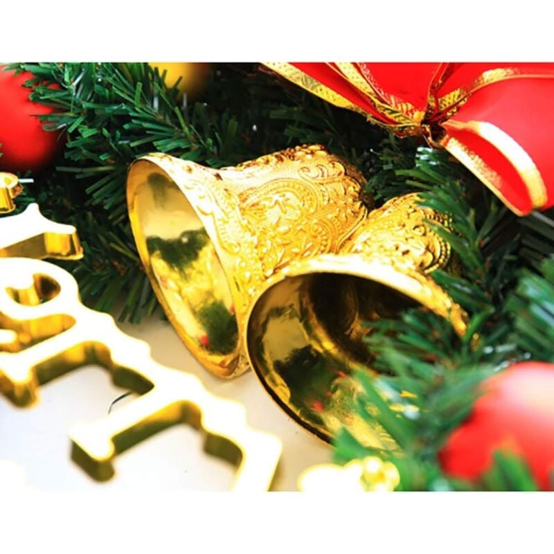 Guirlande de Noël avec boule, arc, décor de Noël - 4