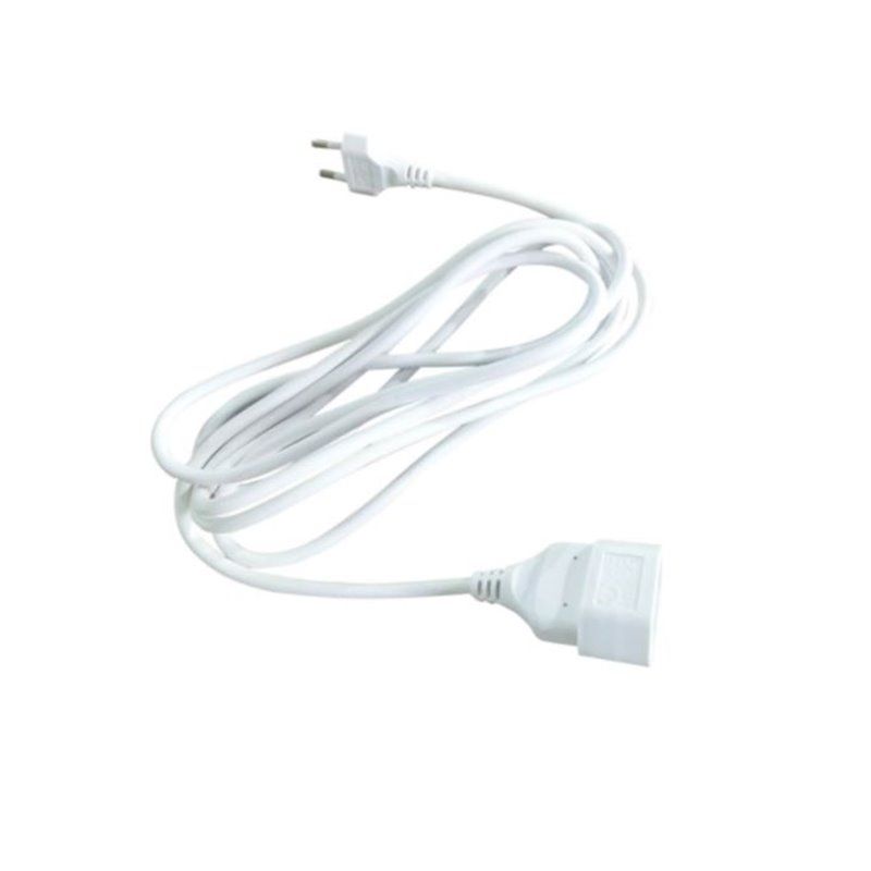 CGC 100500002 | Rallonge blanche 5 mètres 2x0,75mm | Leroy Merlin